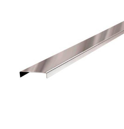 Imagen de Listel simple line ac.inox.brillante. 20x10x2500mm MOLDUMET CU20B