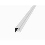 Imagen de Listel simple line ac.inox.esmerilado 10x10x2500mm MOLDUMET CU10E