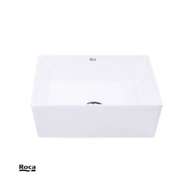 Imagen de Lavatorio ROCA Kira Square 380x380 mm. apoyo blanco