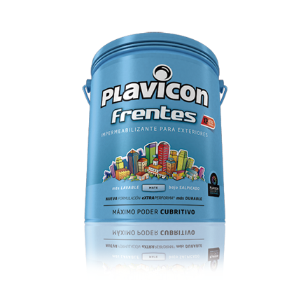 Imagen de Impermeabilizante 12 kg. blanco frentes PLAVICON
