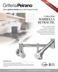 Imagen de Grif. PEIRANO Marbella Coc.pared rebatible p/llenar ollas 52-121