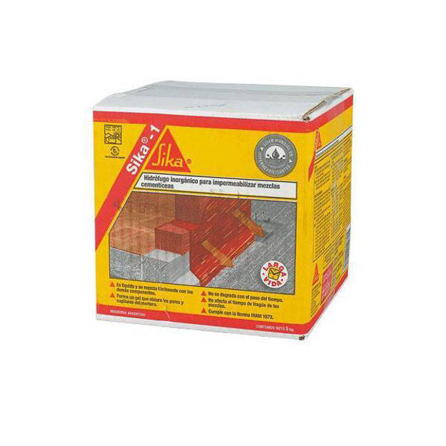 Imagen de Caja SIKA 1 x __20 kg. Hidrófugo líquido inorgánico