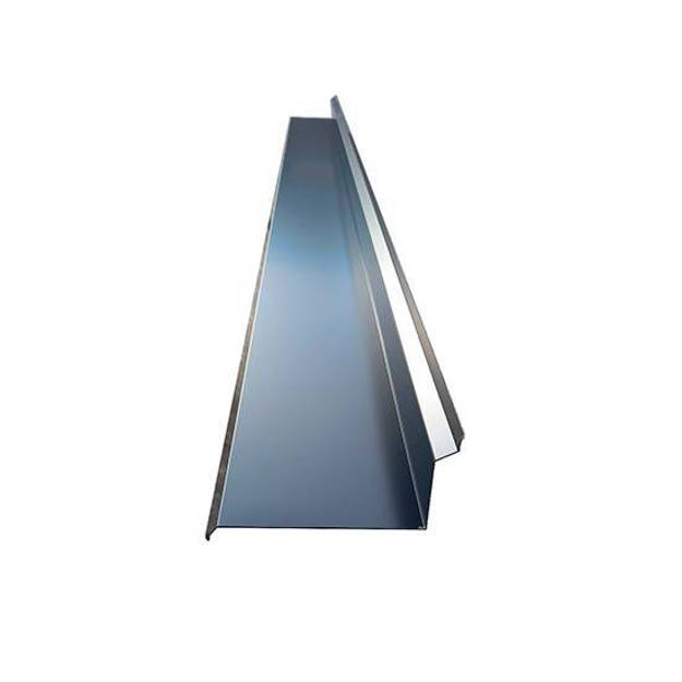Imagen de Babeta chapa prepintada nro.25 30,5 cm x 2,44m Negro Grafito
