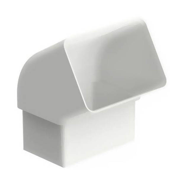 Imagen de Codo canaleta pvc Aquapluv Style 60º. TIGRE
