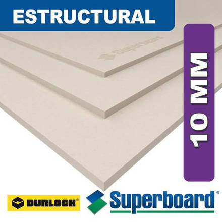 Imagen de Placa superboard ESTRUCTURAL 120x240cm 10mm borde recto