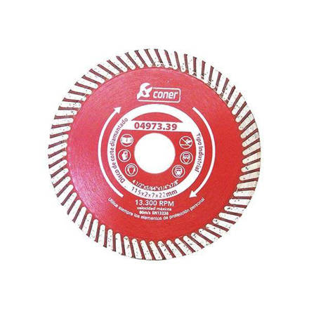Imagen de Disco diamantado ultra thin 115X22,2 CONER