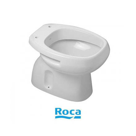 Imagen de Inodoro ROCA corto Mónaco blanco con fijaciones