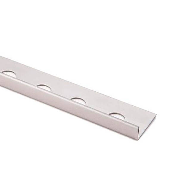 Imagen de Perfil l flexible acero inox.esmerilado 15mm 2.50m MOLDUMET cf3e