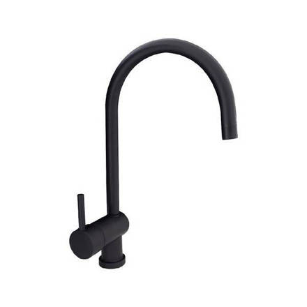 Imagen de Monocomando PEIRANO Black Velvet negro cocina mesada 20-190