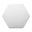 Imagen de Revestimiento Colores Sólidos Hexagono blanco mate 20x23 cm