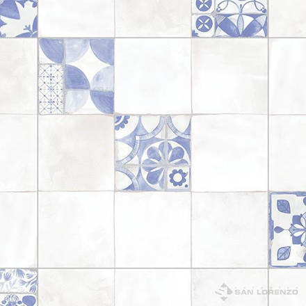 Imagen de Caja 10 pzs. Cerámica SAN LORENZO 45,3x45,3 Mediterrani Deco