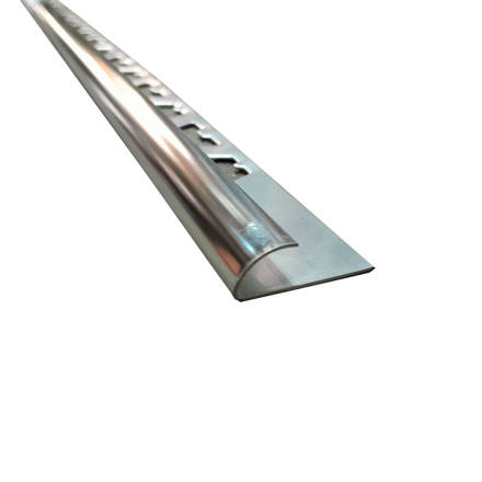 Imagen de Guardacanto acero inox. brillante 9mm 2.50m. MOLDUMET C2B