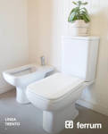 Imagen de Bidet FERRUM 1ag. trento blanco bel1j b