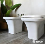 Imagen de Bidet FERRUM Milena 3 ag. blanco bdf3j b