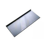 Imagen de Mesada 100cm acero 430 c/respaldo. sin pileta. JOHNSON