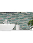 Imagen de Malla PIU mosaico laguna acqua 26x30 cm.