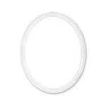 Imagen de Espejo Misiones E7040 Oval Breneghy blanco 62x76 cm.
