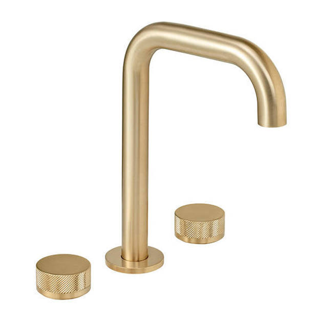 Imagen de Grifería PEIRANO Fabric Gold cierre cerámico lavatorio 60-100G