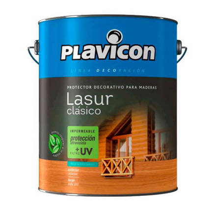 Imagen de Lasur clasico satinado protector caoba 4 lt.