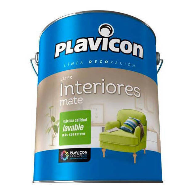 Imagen de Latex interior PLAVICON blanco mate x 10lts.