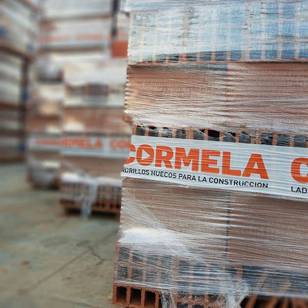 Imagen de Pallet 90 ladrillos cerámicos CORMELA 18.18.33 12 Ag.