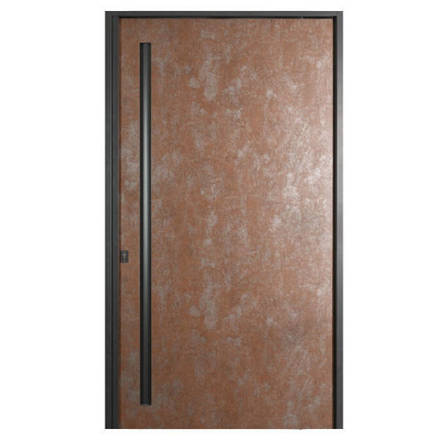 Imagen de Puerta NEXO Acero Deluxe pivot Óxido B.Oc. 1.26x2.26m Der PC050D