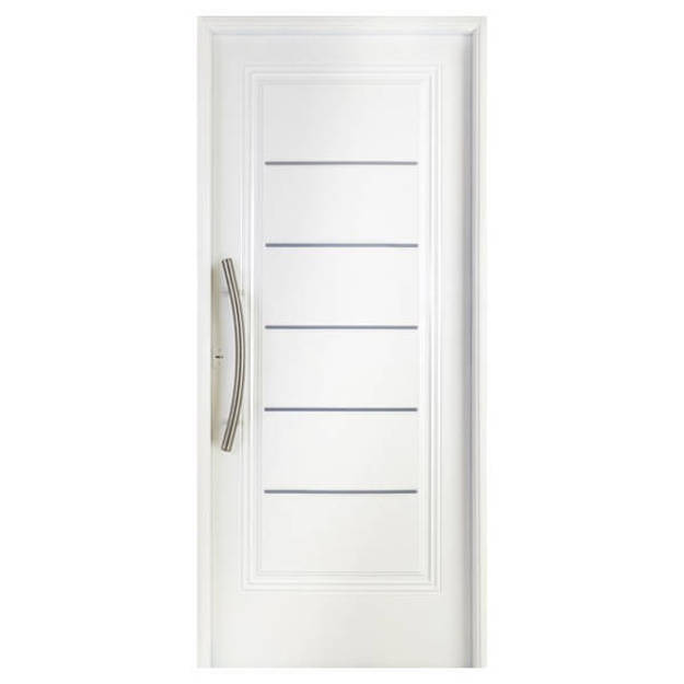 Imagen de Puerta NEXO Acero SemiP. Bca. c/barral 0.88m x 2.05m Der -S170D