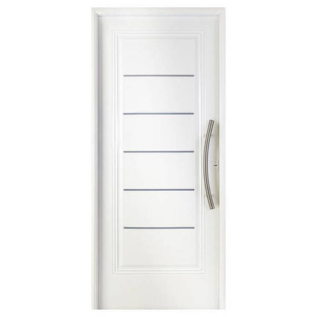 Imagen de Puerta NEXO Acero SemiP. Bca. c/barral 0.88m x 2.05m Izq -S170I