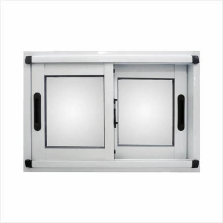 Imagen de Ventana NEXO Aluminio Blanco Moderna c/ vidrio 0.60x0.40 -V1011