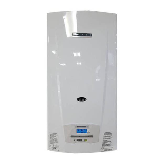 Imagen de Calefon ORBIS a botonera digital ap.solar 20l TN gas env. 320kso