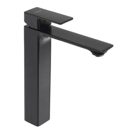 Imagen de Monocomando PEIRANO Soria black lavatorio alto 61-192