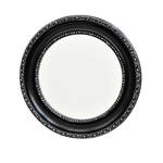 Imagen de Espejo Misiones Monarca black desgastado 7417- 63x63 cm.
