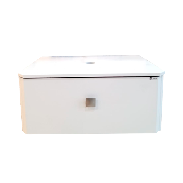 Imagen de Mueble BUONA Cleo 60cm 1 Cajón Blanco V1C60CLB -sin bacha-