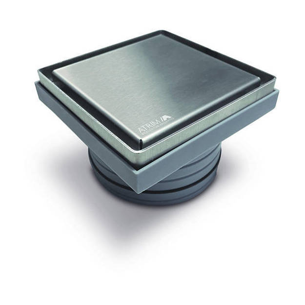 Imagen de Rejilla para pileta patio ATRIM ABS.SST 2en 1 Cromo mate 12x12 c