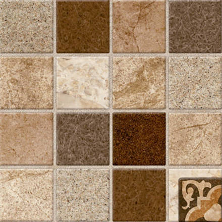 Imagen de Caja 18 pzas cerámica FERRAZZANO 36x36 Angastasco Marrón Mate
