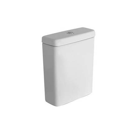 Imagen de Depósito apoyo dual FERRUM Temple 4,5 litros blanco DBW4XB
