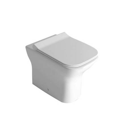 Imagen de Inodoro corto FERRUM Temple 4,5 litros blanco IBCQXB