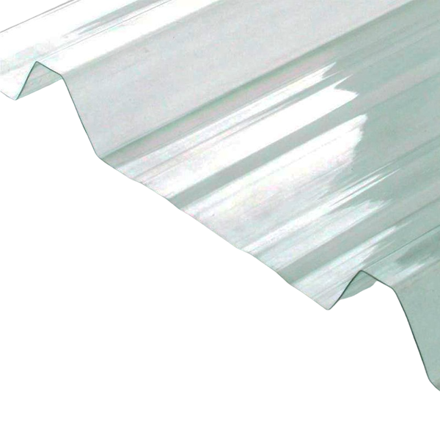 Imagen de Chapa trapezoidal T101 cristal policarbonato 0.80mm 1.10 mt 6.00