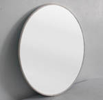 Imagen de Espejo MAJA redondo 60cm. marco pvc simil hierro blanco