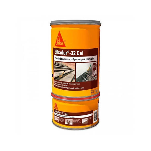 Imagen de SIKAdur 32 gel 1kg.(a+b) SIKA p/unir hormigon nuevo y viejo