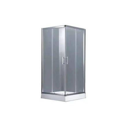 Imagen de Box de ducha c/recept AQUA SWIM 80x80 x195cm alum cromo brillante
