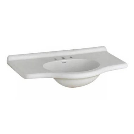 Imagen de Lavatorio FERRUM limoges 110cm 3 agujeros blanco lim3f