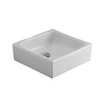 Imagen de Bacha FERRUM tori cuadra 37cm. blanco l243k b