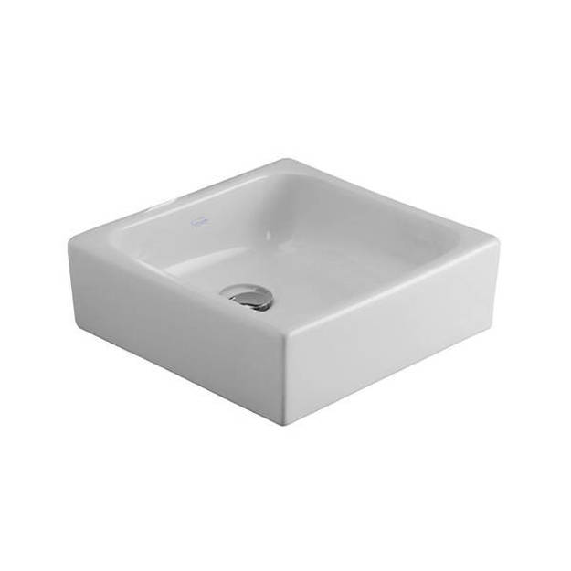Imagen de Bacha FERRUM tori cuadra 37cm. blanco l243k b