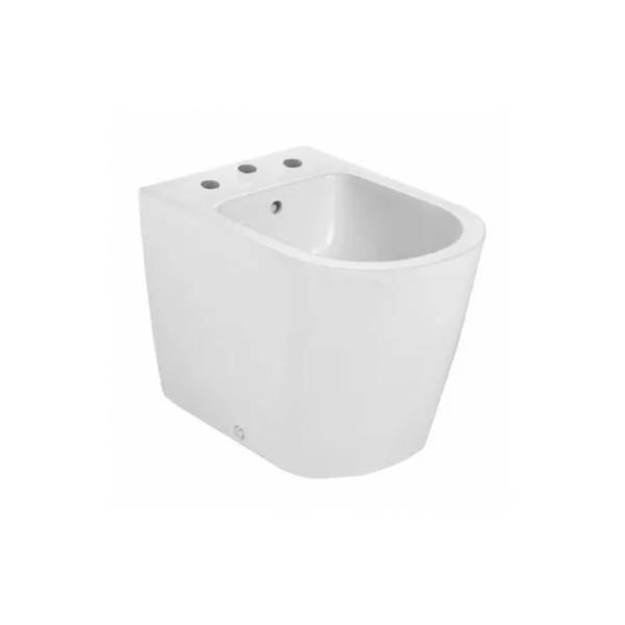 Imagen de Bidet Inspira Round 3 agujeros lluvia blanco ROCA