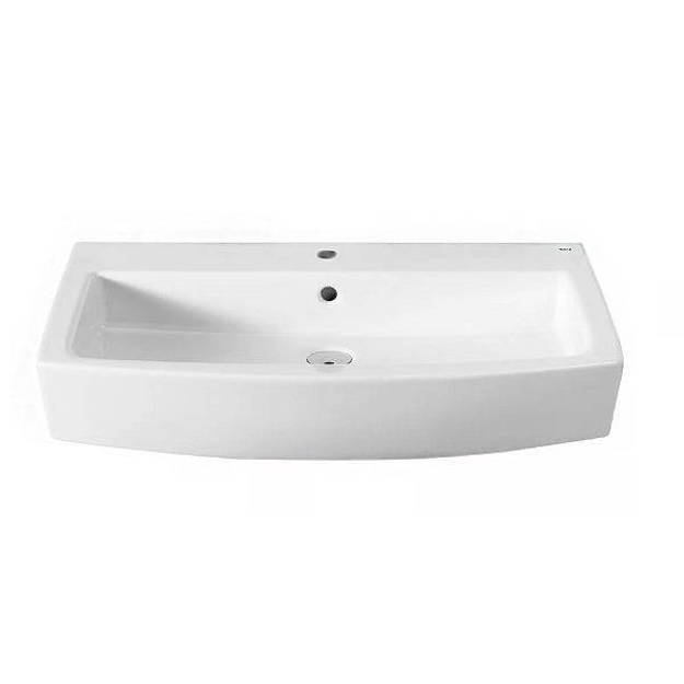 Imagen de Lavatorio ROCA hall blanco 550 x 485 mm. con fijacion. 1 orificio