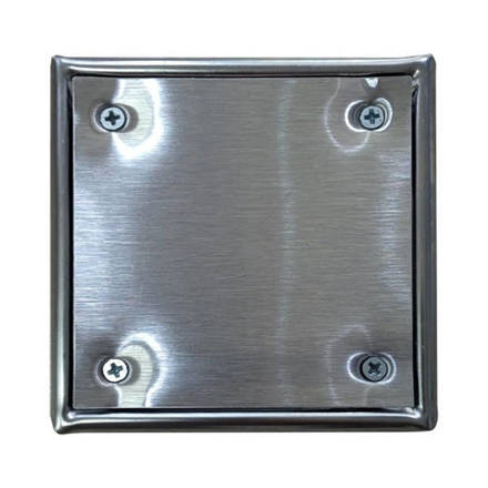 Imagen de Tapa p/piso acero inox. 10 x 10cm