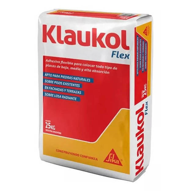 Imagen de Pegamento KLAUKOL Flex 25k Anclaje Inteligente p/cerám y porcelan