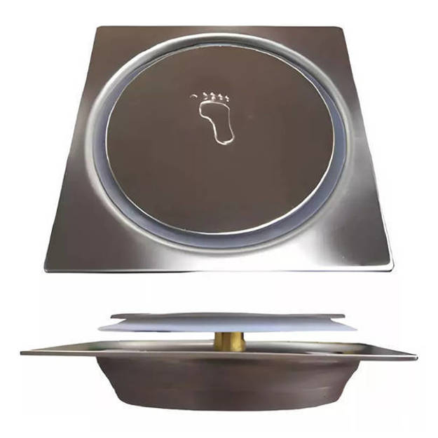 Imagen de Tapa reja Acero 10x10 Clik-Clak