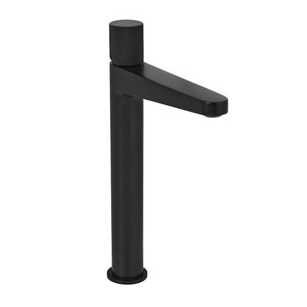 Imagen de Monocomando PEIRANO Fabric Black lavatorio alto 61-200N